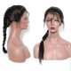 Natural straight human hair full lace wig-BW8001