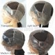 Silicone cap glueless Virgin Hair full lace wig  BW2311