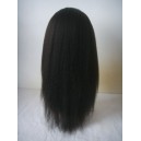 African American Human Hair kinky straight lace front wig-bw0022