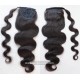 Combs in human hair Ponytail extensions wrap, ponytail hairstyle