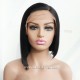 Indian Remy Light Yaki Full Lace Silk Top Wig with Bob style-BB001