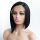 Indian Remy Light Yaki Full Lace Silk Top Wig with Bob style-BB001