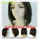 Indian Remy yaki straight Full Lace Silk Top Wig With BOB Style-BB002