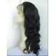 Indian remy human hair French Curl stock lace front wig-bw0035