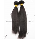 Brazilian virgin hair natural color wefts 2 bundles in stock-BVW02