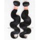 Brazilian virgin hair natural color wefts 2 bundles in stock-BVW02