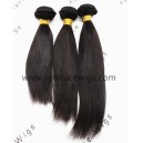 Brazilian virgin hair natural color wefts 3 bundles in stock-BVW03