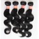 Brazilian virgin hair natural color wefts 4 bundles in stock-BVW04