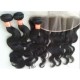 Brazilian Virgin Human hair 3 Wefts and 1 lace frontal