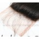 Brazilian virgin straight natural color human hair lace closure-LC01