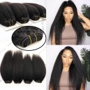 Indian remy italian yaki human hair wefts 4 bundles-IYW04