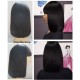 Indian remy blunt cut bob wig with middle parting for summer-BB003