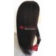 Virgin hair natural color kinky straight and italian yaki full lace wig-bw0039