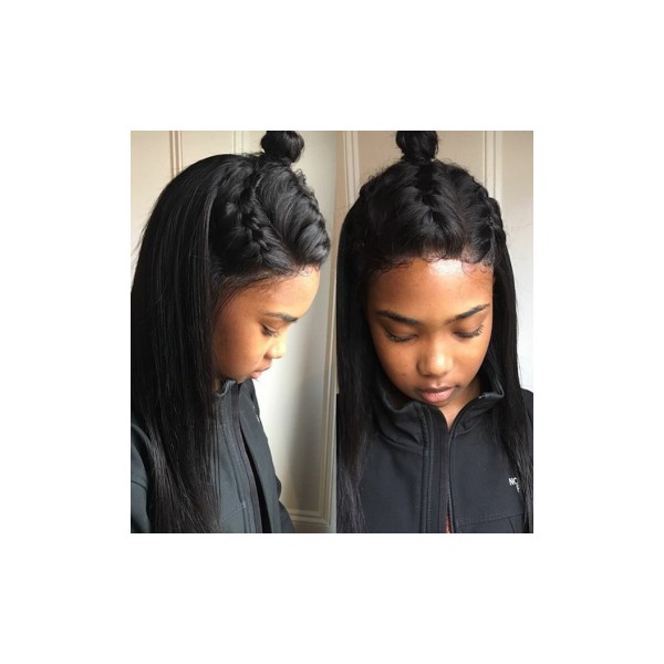 Brazilian Virgin Human Hair Straight 13 6 Lace Frontal Baby