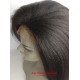 Italian yaki 360 frontal indian remy human hair bleached knots --RF04