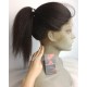 Italian yaki 360 frontal indian remy human hair bleached knots --RF04