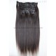 Yaki straight human hair clips in hair extensions --CE03