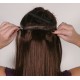 Italian yaki human hair clips in hair extensions --CE04