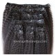 Italian yaki human hair clips in hair extensions --CE04