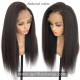 Virgin hair natural color italian yaki glueless 360 lace wig--BW0180