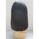 Indian remy blunt cut bob hair with bangs full lace wig-BB004