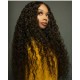 Brazilian virgin wet wave full lace wig bleached knots --LW00640