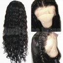 Malaysian virgin human hair loose deep wave 360 frontal wig -BW0730