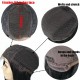 Brazilian straight hair natural color blunt cut bob lace front wig --BB009