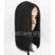 Brazilian virgin silky straight blunt cut bob lace front wig --BB009