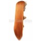 Virgin orange color hair lace front wig --LW0026