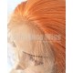 Virgin orange color hair lace front wig --LW0026