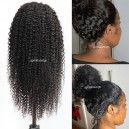 Malaysian virgin human hair Kinky Curl 360 wig--BW0370