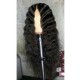 Brazilian virgin natural wave glueless 360 glueless wig preplucked hairline --BW0880