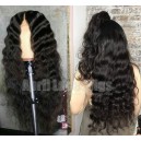 Brazilian virgin natural wave glueless 360 glueless wig preplucked hairline --BW0880