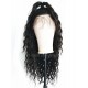 Brazilian virgin Loose deep curly glueless 360 wig pre-plucked hairline---BW0760