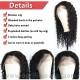 Brazilian virgin deep wave glueless 360 wig BW6230