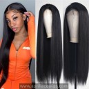 Brazilian virgin 150% density glueless 13x6 lace front wig preplucked hairline LF0601