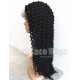 Malaysian virgin hair Spanish curly full lace wig bleached knots-lw6012