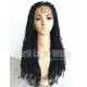 Malaysian virgin hair Spanish curly full lace wig bleached knots-lw6012