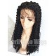 Malaysian virgin hair Spanish curly full lace wig bleached knots-lw6012