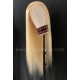  Color 613 blonde Brazilian virgin human hair full lace wig baby hair around LW0613