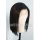 Silky straight glueless 360 bob wig with preplucked hairline --BB012