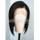 Silky straight glueless 360 bob wig with preplucked hairline --BB012