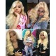 3 bundles color 613  blonde virgin human hair wefts  BVW63