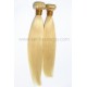 2 bundles color 613 blonde virgin human hair wefts BVW62