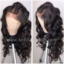 Brazilian virgin ocean wave glueless 360 wig--BW1240