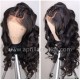 Brazilian virgin ocean wave glueless 360 wig--BW1240