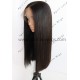 silk straight long blunt cut glueless 360 wig with preplucked hairline BW1111