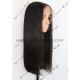 silk straight long blunt cut glueless 360 wig with preplucked hairline BW1111