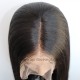 silk straight long blunt cut glueless 360 wig with preplucked hairline BW1111